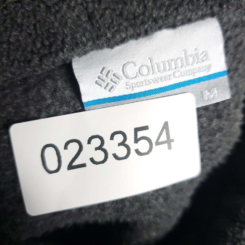 Columbia Sweater Womens Medium Gray Fleece Full Zip Up Jacket Sweatshirt - Picture 9 of 10